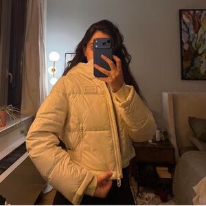 Fendi Cream Puffer Jacket